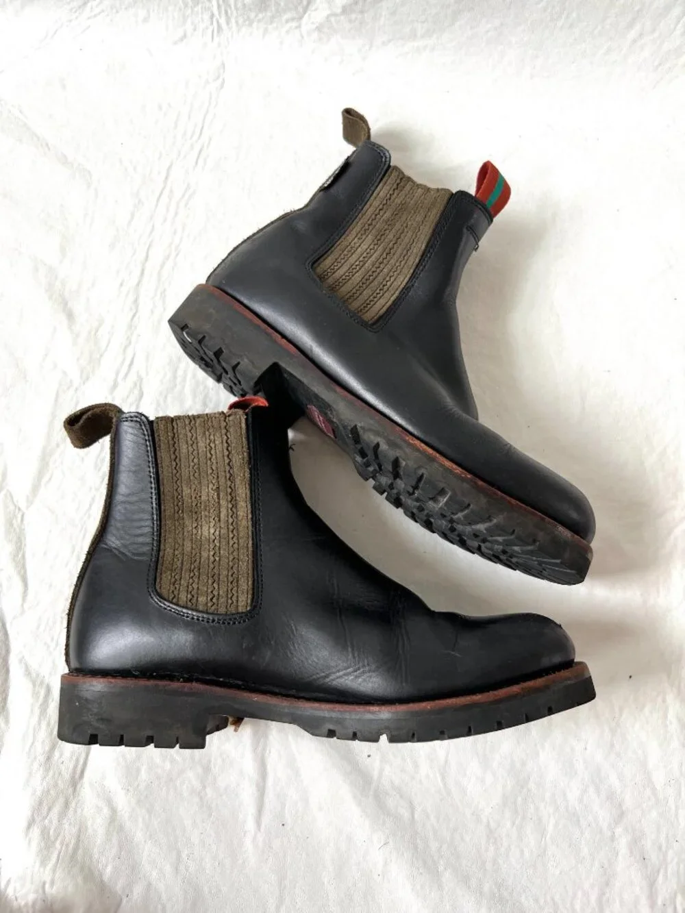 Penelope Chilvers Chelsea Boots black leather 37 6 womens Oscar Wool-Lined